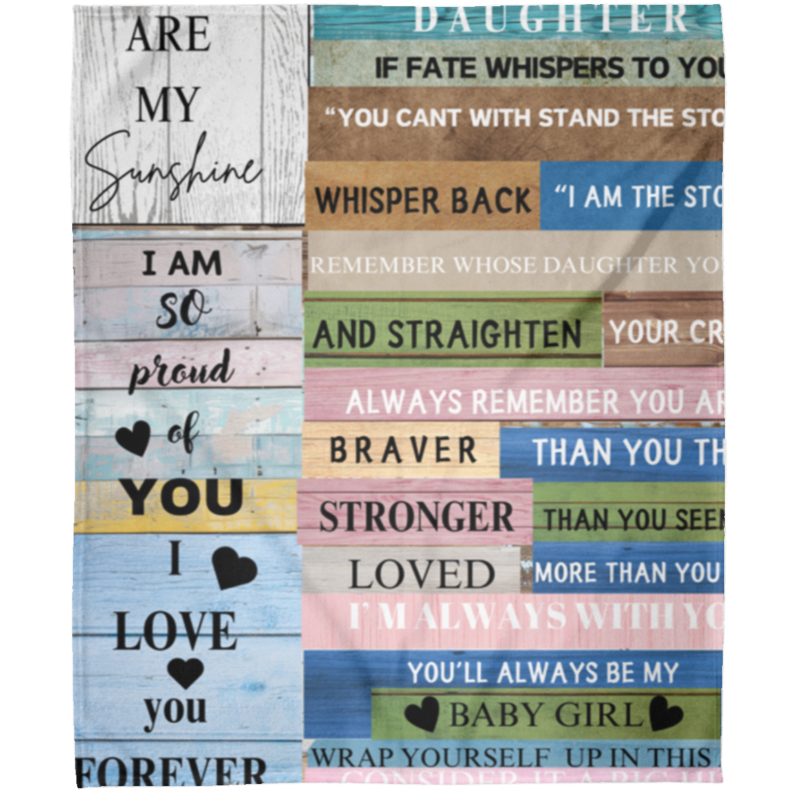To my Daughter Fleece Blanket