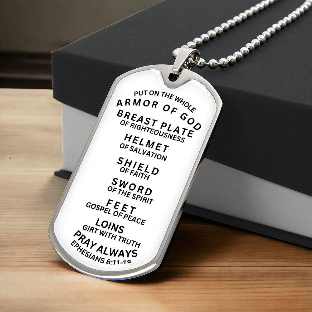 NAME TAG PRAYER OF  WHOLE ARMOR