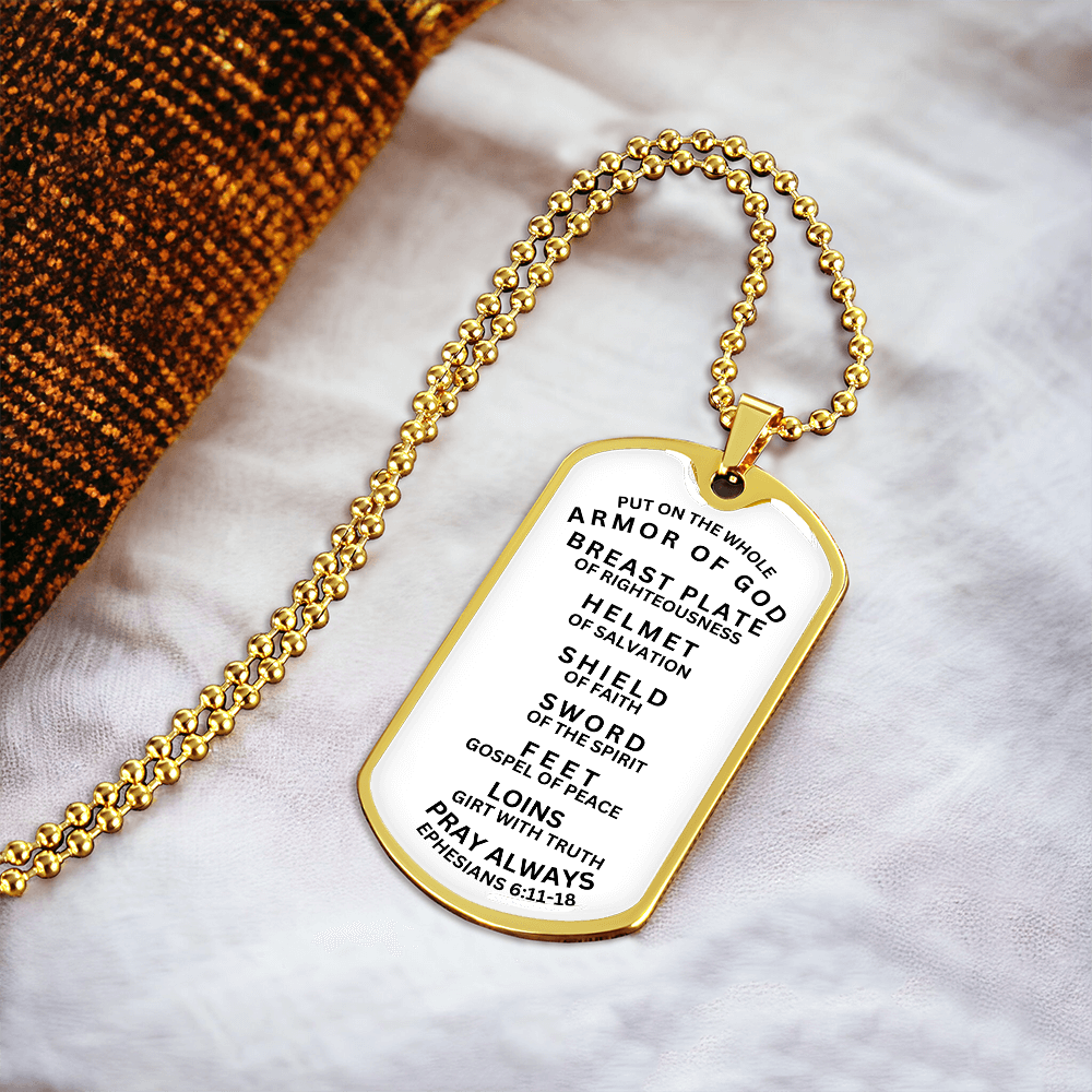 NAME TAG PRAYER OF  WHOLE ARMOR