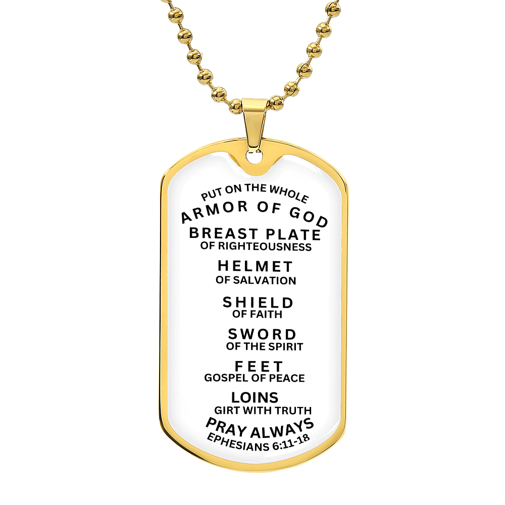 NAME TAG PRAYER OF  WHOLE ARMOR