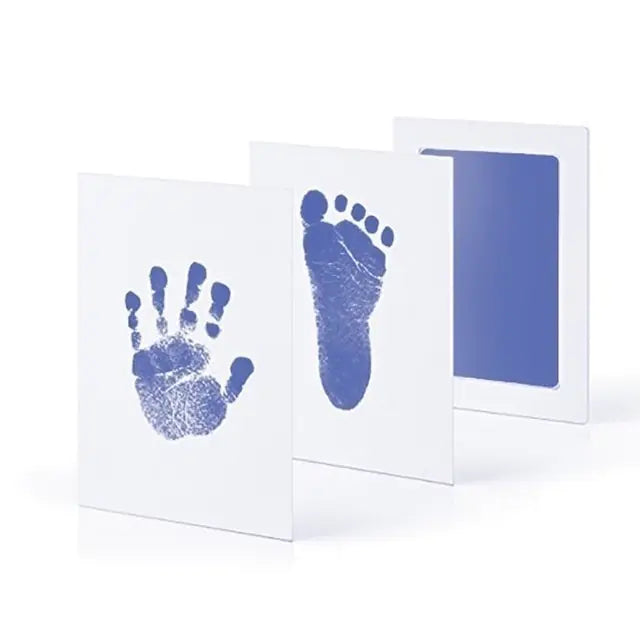 Baby Hand And Footprint Kit Ink Pads Photo Frame