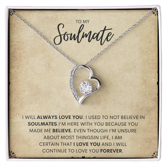 To My Soulmate | Forever Love Necklace